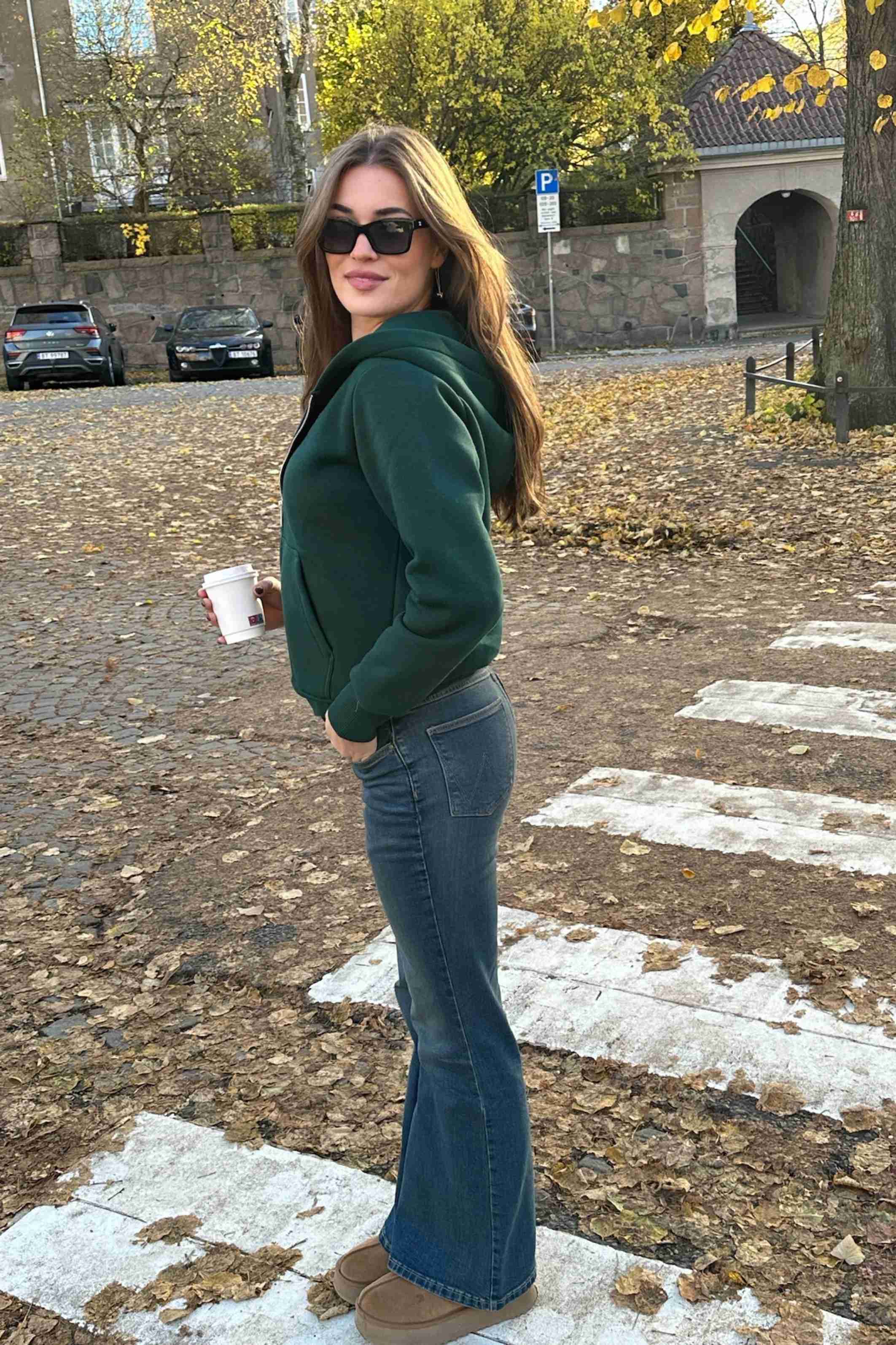 W. Cosmo Zip Hoodie - Green